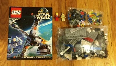 LEGO Star Wars Set 7180 B-Wing Fighter Rebel Center Complete Minifigs Manual NEW - Image 1 of 2