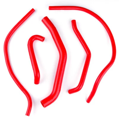 Kit de manguera de refrigerante de radiador de silicona para Honda CBR 600 F4i 2001 - 2006 2005 rojo Foto 1 de 4
