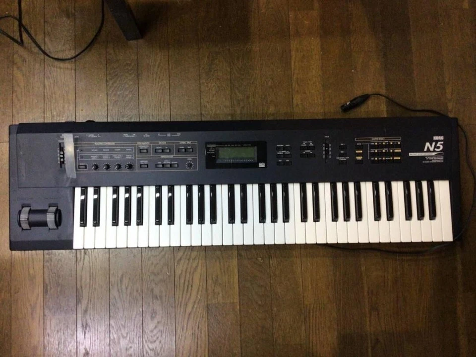Korg N5 Synthesizer Expanded 61 KEY Performance Synth Black keyboard Music Japan - Image 1 of 4