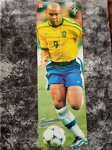 Luis Nazario de Lima Ronaldo - Poster 1999 Door Size 71" x 23" Inter Milan