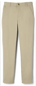 2 Pack French Toast Straight Fit Khaki Pants adjustabl Waist School wear Size 6 - Picture 1 of 5