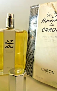 LE 3 HOMME DE CARON EAU DE TOILETTE VAPO 4.2 FL OZ/ 125 ML THIRD MAN DENT BOX - Picture 1 of 10