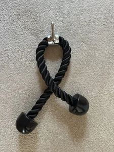 Pull Down Triceps Rope with Non-Slip Handles - Picture 1 of 2