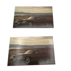 Cadillac Postcard Lot of 2 1976 Car Automobile Sales Advertising Promotional - Picture 1 of 4