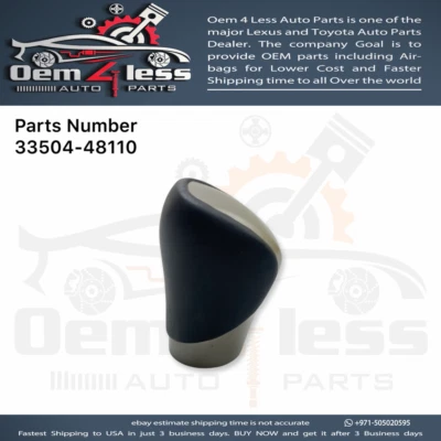 Lexus RX450h L Transmission Gear Shift Knob 2020, 2021, 2022 OEM 33504-48110 - Image 1 of 4