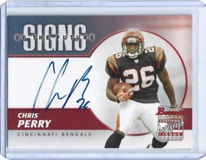 Chris Perry 2004 Bowman Signs of the Future Autogramm #SFCPE-Bengals - Bild 1 von 2