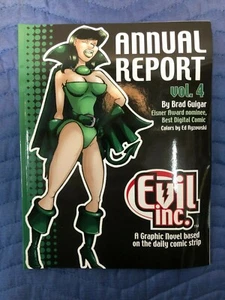 Evil Inc Annual Report Volume 4 by Brad Guigar (2015, PB) *SIGNED* - Imagen 1 de 7