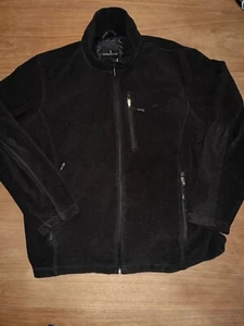 London Fog Men's Full Zip Fleece-Black-XL-Zip pockets - Picture 1 of 13