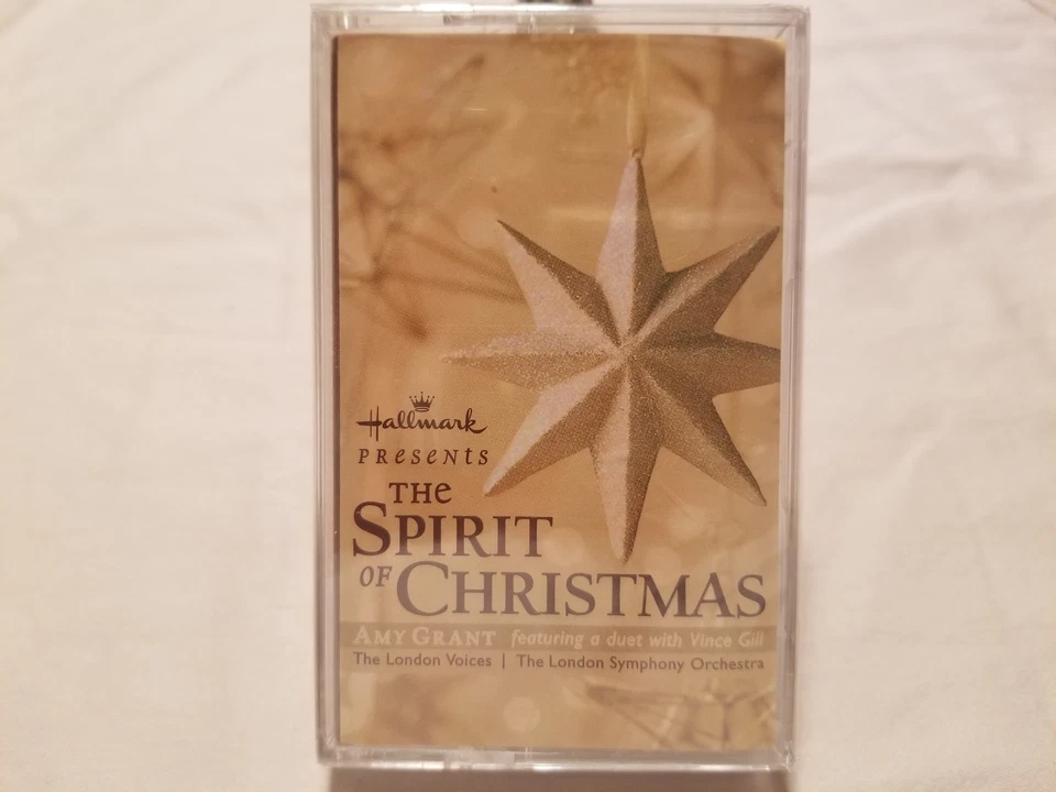 2001 Hallmark Cassette Tape The Spirit of Christmas Amy Grant, Vince Gill New - Image 1 of 2