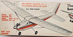 42" CESSNA SKYLANE vintage 1/2A RC FF Balsa Model Airplane Kit Carl Goldberg G23 - Picture 1 of 7