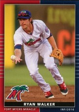 2016 Grandstand Fort Myers Miracle RYAN WALKER RC TWINS UNIV OF TEXAS ARLINGTON