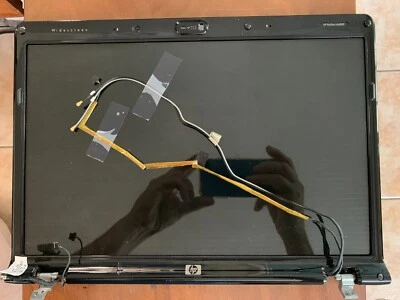 HP Pavilion Dv6636nr 15.4" Complete Laptop Screen Assy Lid, Hinges, Wires, Bezel - Image 1 of 2