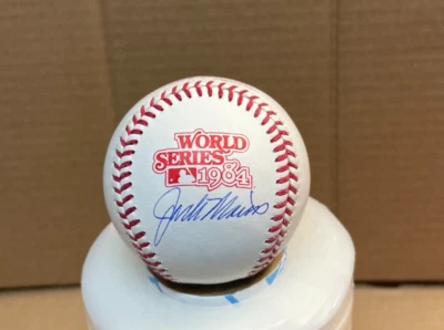 DETROIT TIGERS JACK MORRIS Signed RAWLINGS 1984 World Series Baseball JSA - Image 1 of 2