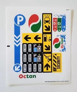 LEGO 4207 City Garage Original Sticker Sheet - Authentic Decals - Picture 1 of 1