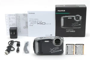 【Top MINT w/Box】Fujifilm FinePix XP140 16.4MP Waterproof Camera Dark Silve JAPAN - Picture 1 of 10