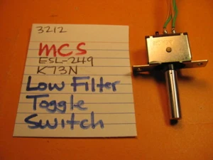 📈MCS ESL-249 K73N LOW FILTER TOGGLE SWITCH 3212 STEREO RECEIVER - Picture 1 of 4