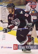 2007-08 Tri-City Americans #32 Blair Macaulay