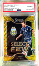 Lionel Messi 2016-17 Panini Select #1 Select Few Gold Prizm /10- PSA 10 (POP2)❄️