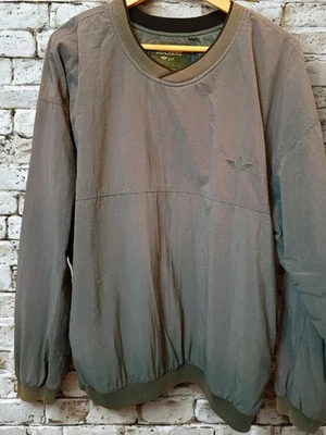 Dockers Golf Men's Size Large Long Sleeve Gray Windbreaker - Image 1 of 4