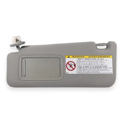 2006-2013 Lexus IS250 IS350 Driver Left Side Sun Visor Gray Cloth Lighted - Image 1 of 4