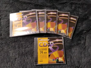 6x Memorex CD-R 650MB 74min Professional Recordable Compact Disc, Gold - Picture 1 of 4