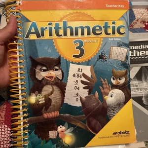 arithmetic Three Teacher Key Sixth Edition Abeka Published 2018 - Picture 1 of 5