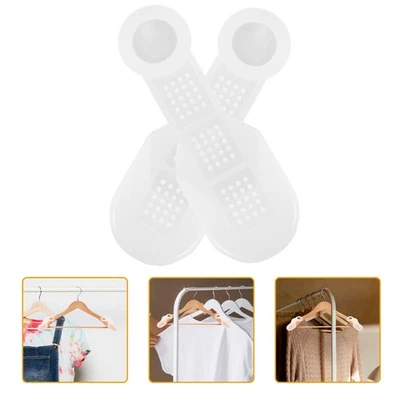  20 pz. Impugnature antiscivolo per grucce Strisce in silicone trasparente per - Immagine 1 di 4