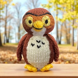 MODELLO MAGLIA - Copertina arancione choc ispirata al gufo / giocattolo Winnie the Pooh - Foto 1 di 1