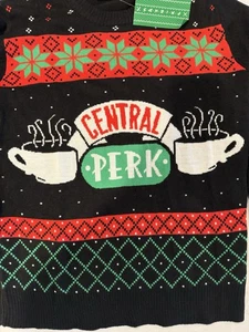 Maglione Brutto Friends Central Perk Natale Vacanze NUOVO - Foto 1 di 5