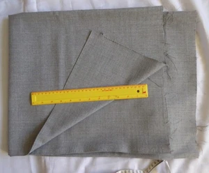 Fabric Remnant Plain Grey  W 61"/155cm L 36"/92cm - Picture 1 of 2