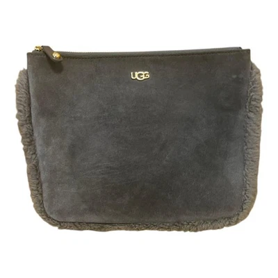 Bolso sin asas UGG de cuero elegante usado compacto bolso de noche Japón Foto 1 de 4