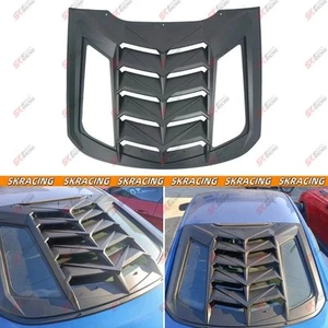 Cubierta de persiana de ventana trasera negra brillante/mate apta para Ford Mustang cupé 15-23 - Imagen 1 de 26