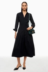 Polo Ralph Lauren schwarz Langarm Tageskleid $ 348 US Größe 10 - Bild 1 von 8