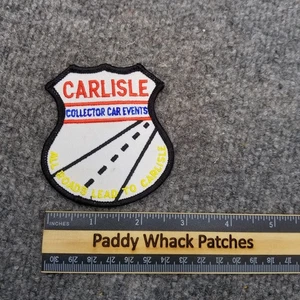 Vintage Carlisle Collector Car Events Patch 70s 80s All Roads Lead To Carlisle C - Picture 1 of 2