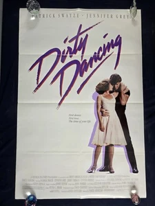 Vintage ~ Dirty Dancing ~ 1987 ORIGINAL 27X41 MOVIE POSTER PATRICK SWAYZE ~ EUC - Picture 1 of 8