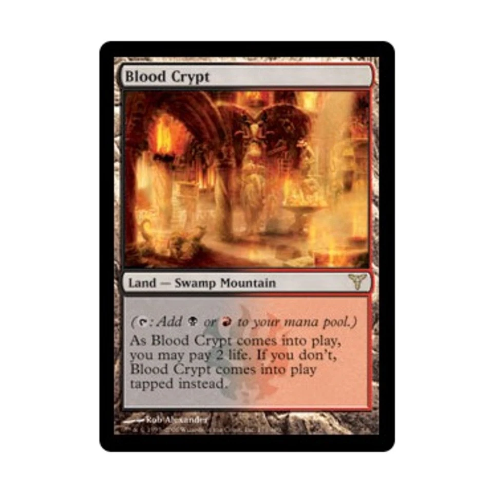 WOTC MtG Dissension Blood Crypt (R) NM - Image 1 of 1