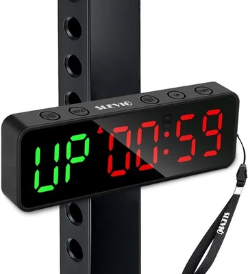 Kleine Fitness Timer Uhr Stoppuhr Magnet Workout Intervall Timer, große LED Ziffer - Bild 1 von 4
