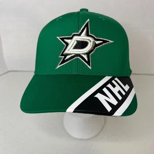 Dallas Stars Mens Small NHL Green Embroidered Logo Hockey Team Fitted Hat Cap - Picture 1 of 7