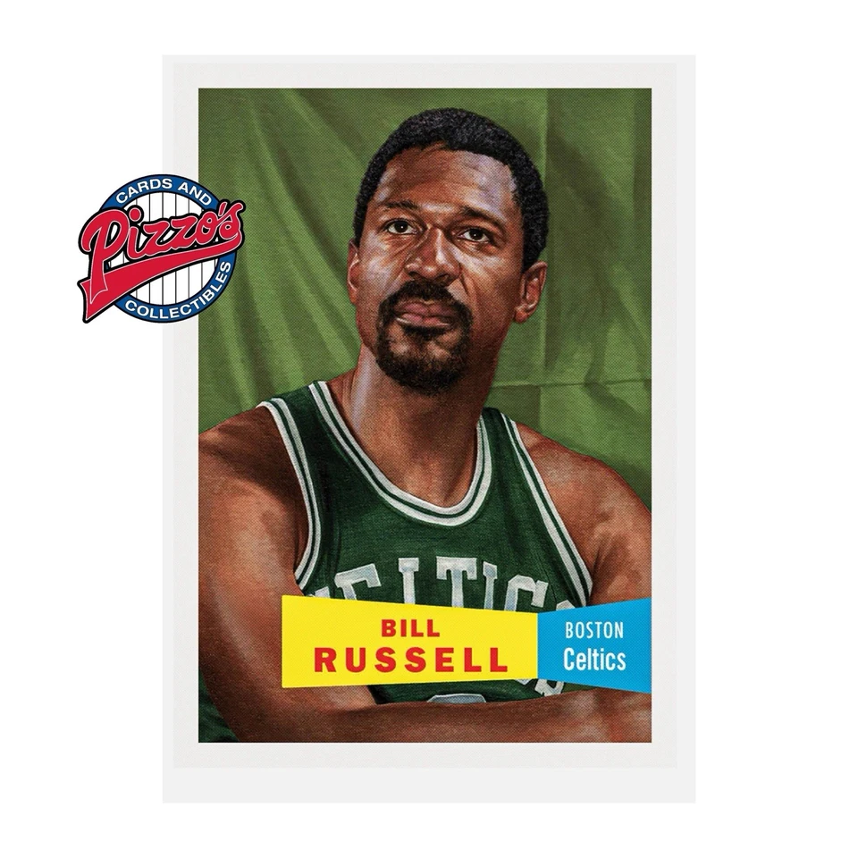 Bill Russell Celtics 2025-26 Topps NBA Living Set Tarjeta 6 Preventa Foto 1 de 1