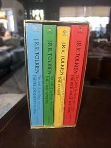 Vintage J.R.R. Tolkien Herr der Ringe Gold Box Set 1973 Ballantine GOLD FOLIE BOX - Bild 1 von 21