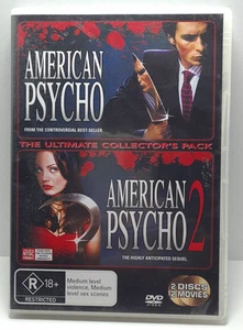 American Psycho 1 + 2 - Ultimate Collectors Pack Pal Region 4/NTSC - Picture 1 of 5