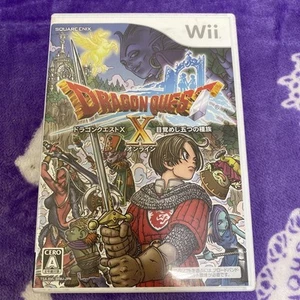 Dragon Quest X Awakening Five Races Wii Japan RPG Region Locked Online Only - Picture 1 of 4