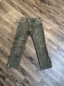Kuhl Pants Mens 33x32 Green Vintage Patina Dye Ryder Outdoor Hiking Carpenter - Picture 1 of 13