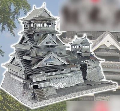 Metallic Nano Puzzle Premium Series Kumamoto Castle - Image 1 of 1