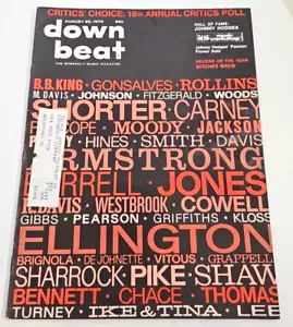 Vintage DOWN BEAT August 20, 1970 - 18th Annual Critics Poll Magazine - Picture 1 of 7