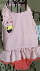NUEVO CON ETIQUETAS - 2T Traje de baño flamigo rosa para niñas pequeñas - Imagen 1 de 3