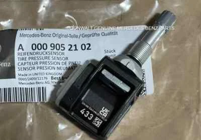 Sensor de presión de neumáticos genuino Mercedes Benz E43 AMG E300 E63 AMG 17-23 0009052102 Foto 1 de 3