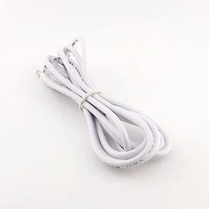 5ft White DC Power 3.5mm x 1.35mm Female to Male Camera Extension Adapter Cable - Picture 1 of 5