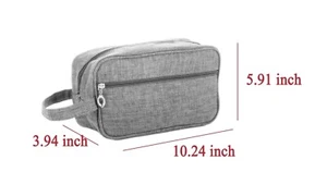 Bolsa de aseo para mujer - Azul - Resistente al agua - Caja abierta - Viaje - Imagen 1 de 6