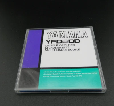 Yamaha YFD2DD Micro Floppy Disk Double Sided Double Density Double track (USED) - Image 1 of 4